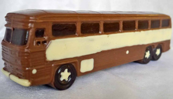 a picture of a milk chocolate bus