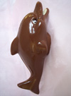 a picture of a chocolate dolphin